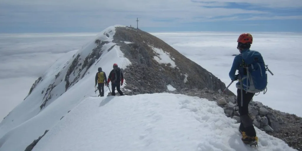 Alpi Apuane: Pania della Croce in inverno