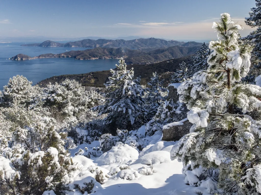 Isola d’Elba: Monte Capanne in inverno