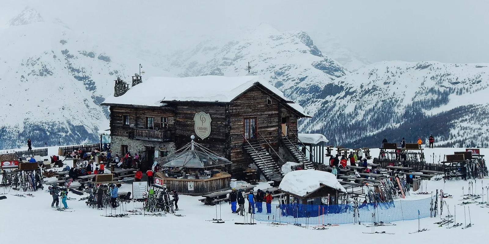Panorama dal Mottolino a Livigno, tra i comprensori della settimana bianca low cost
