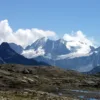 La Cima Presanella con i suoi ghiacciai, vista dal lago Ercavallo