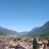 Panorama della Val di Sole da Dimaro