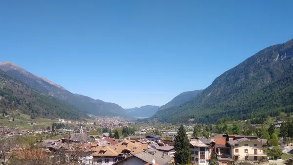 Panorama della Val di Sole da Dimaro