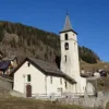 La chiesa di San Cristoforo a Ortisé, in Val di Sole