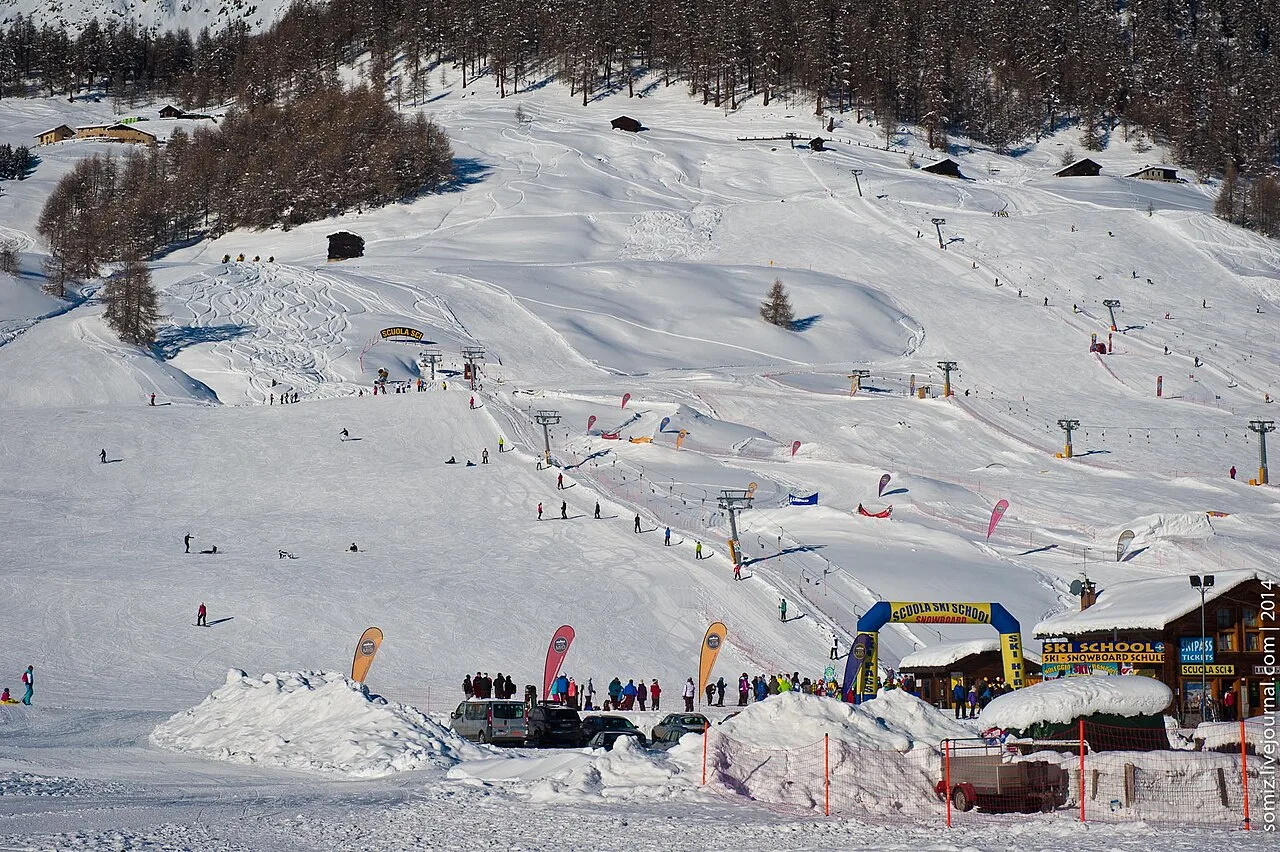 Piste da sci a Livigno, una delle località del confronto sugli skipass