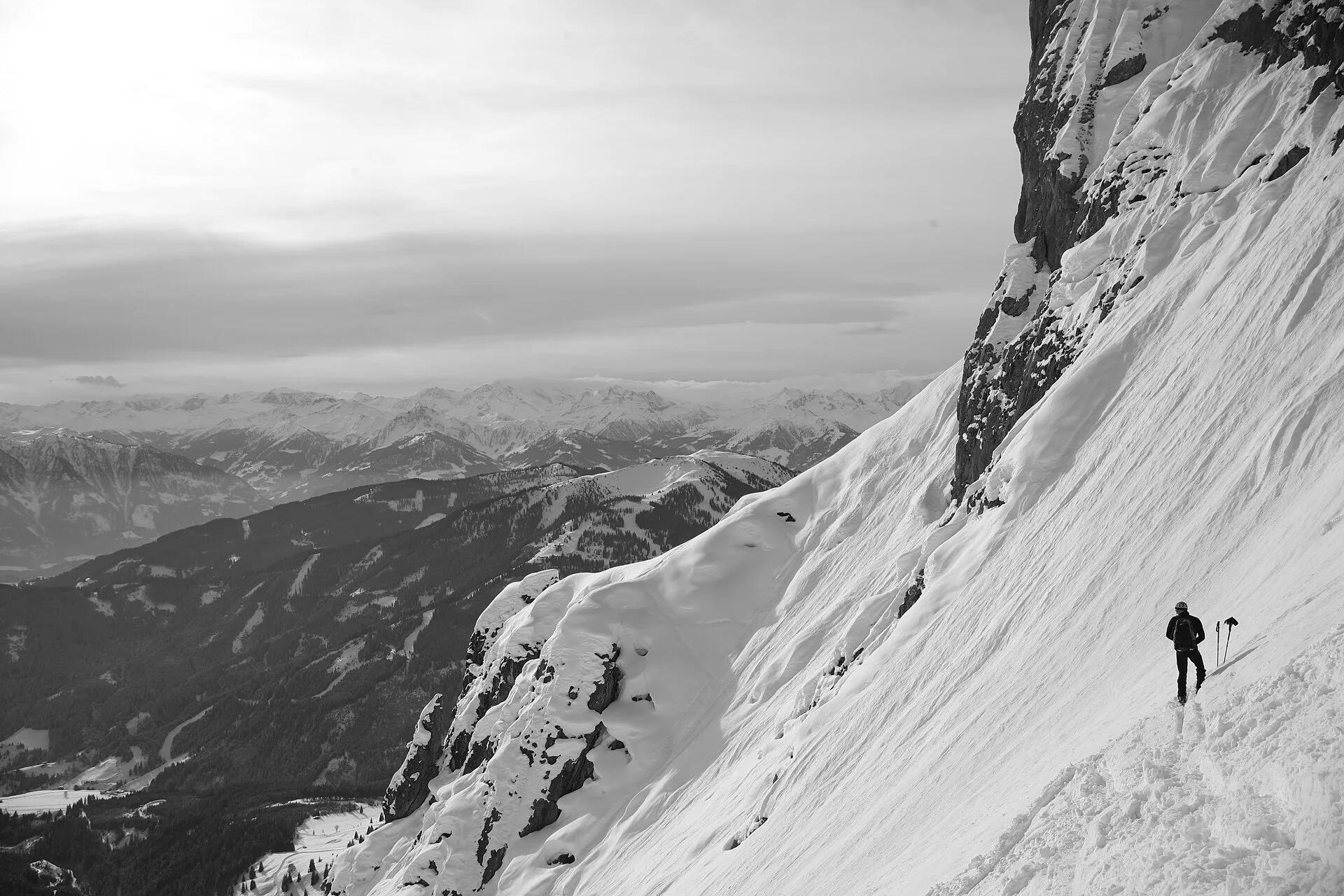 Scialpinismo sullo Hochkönig, in Austria